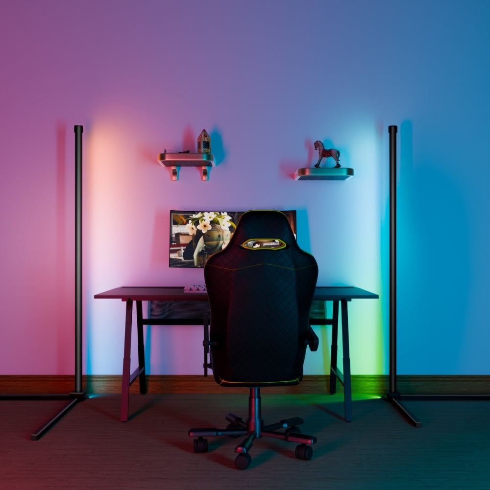 Smart RGB Dream Color Floor Lamp with Music Sync and Remote Control