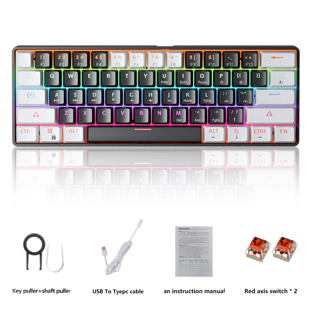 TechBit MUCAI MK61 USB Gaming Mechanical Keyboard